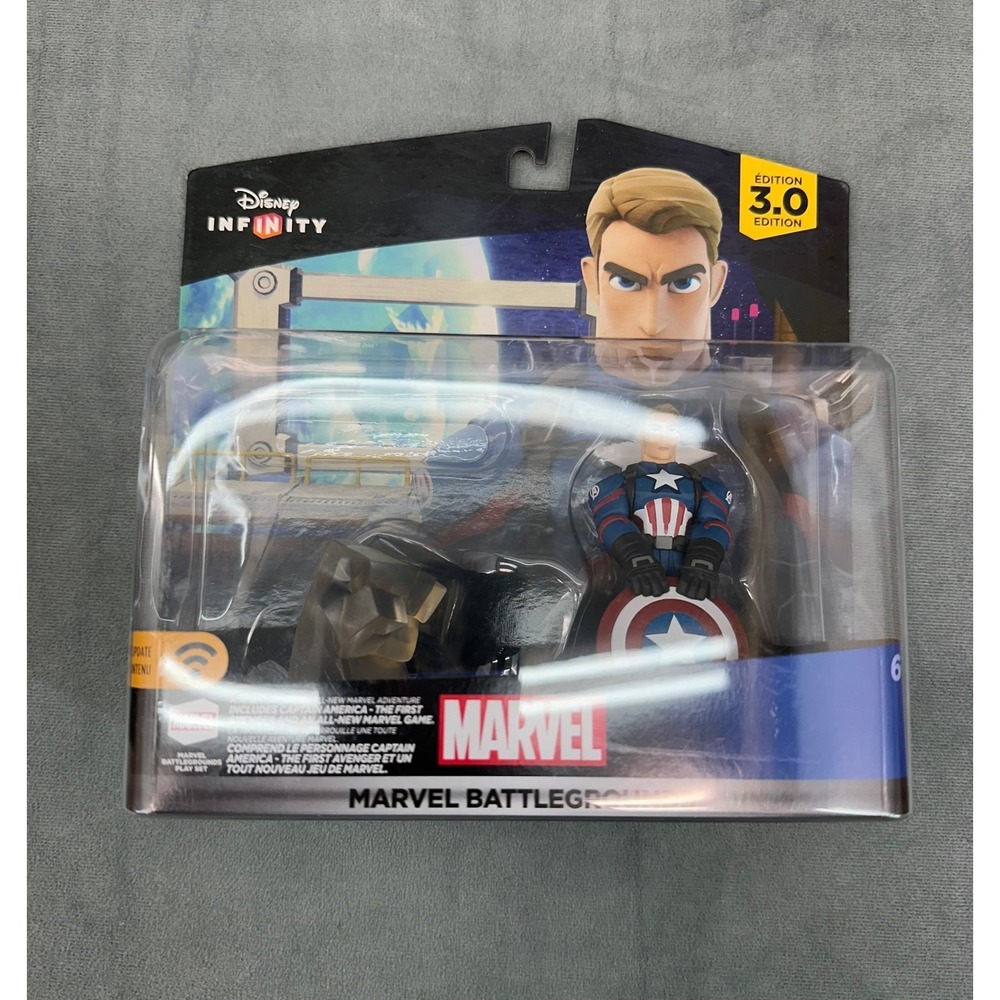 Disney Infinity 3.0 Marvel Battlegrounds Play Set Captain America First Avenger‎